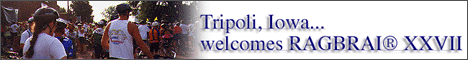 Tripoli, IA welcomes RAGBRAI® XXVII